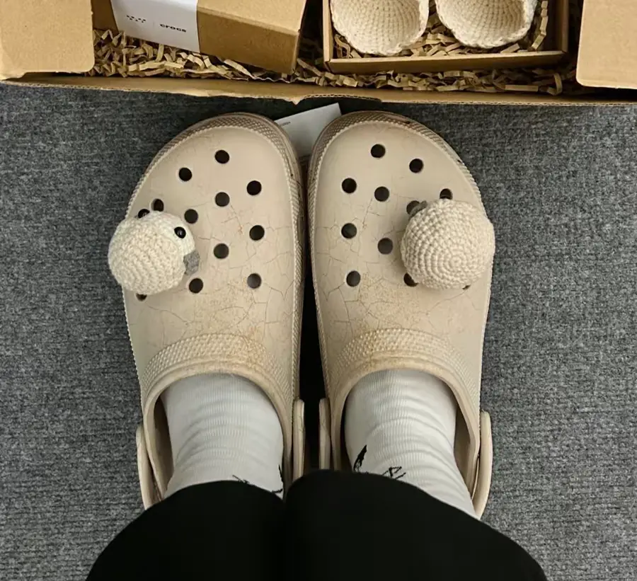 Alternative view of Dép Crocs x GOOD BAI Cloud Eggshell ‘Khaki’ 209394-2V3