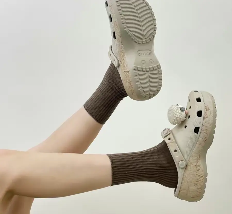 Dép Crocs x GOOD BAI Cloud Eggshell ‘Khaki’ 209394-2V3 - Ảnh 7