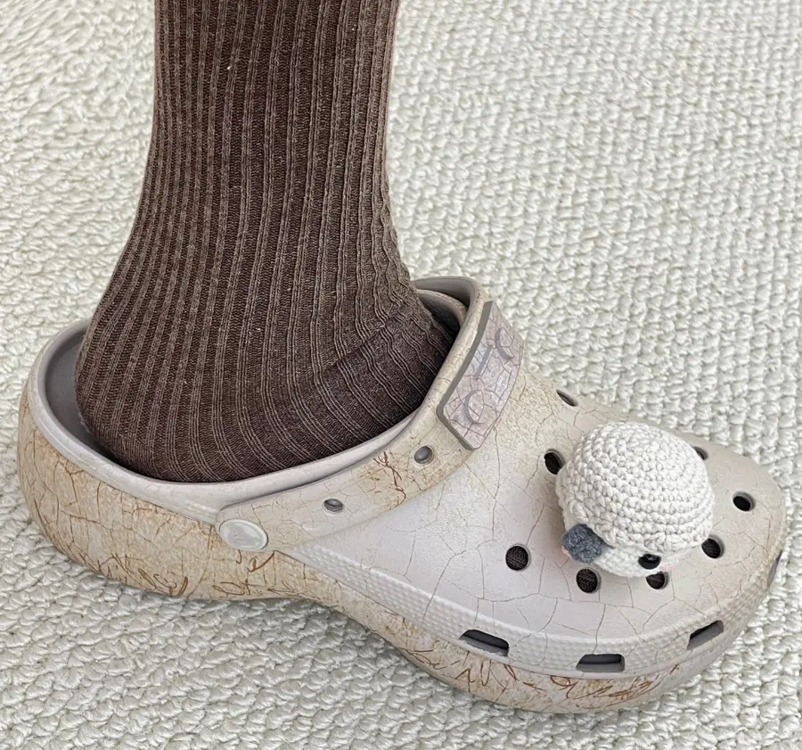 Dép Crocs x GOOD BAI Cloud Eggshell ‘Khaki’ 209394-2V3 - Ảnh 9