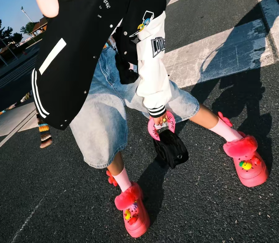 Dép Crocs Stomp Lined Clog ‘Pink’ 208546-6VZ - Ảnh 6