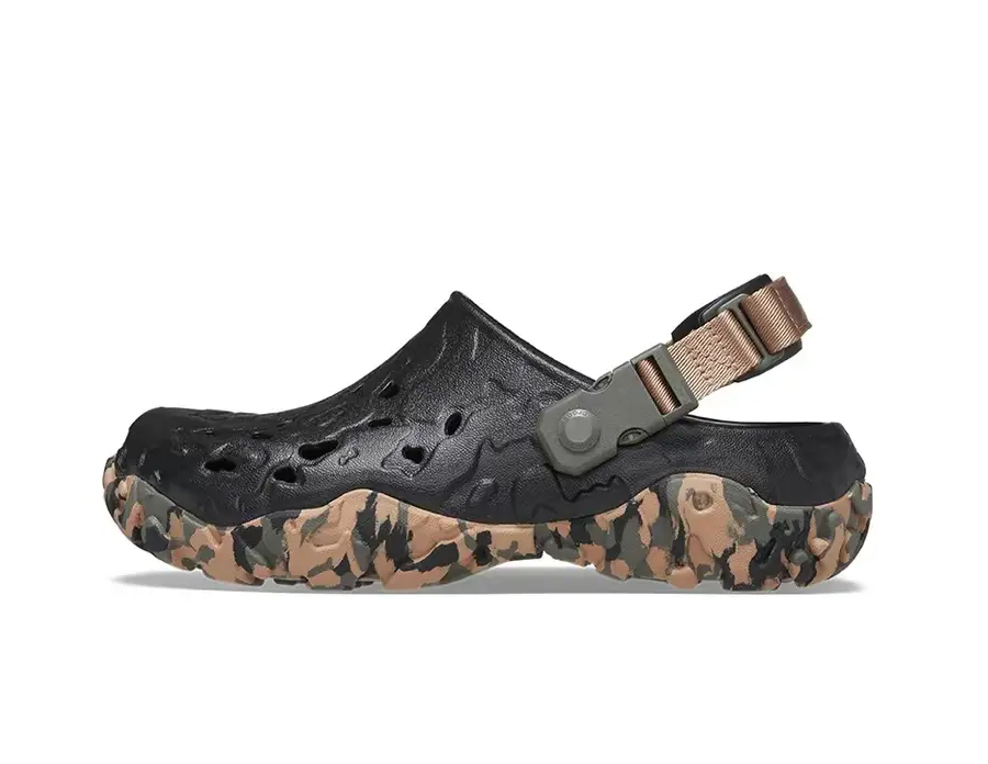 Alternative view of Dép Crocs All-Terrain Atlas Clogs ‘Black Cork’ 208391-0WP