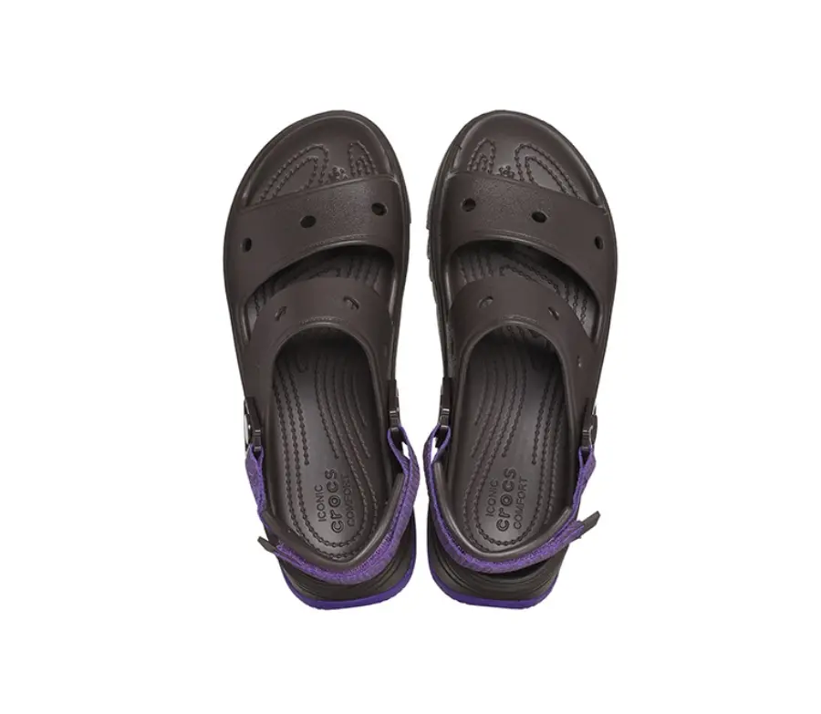 Dép Crocs Hiker Xscape Sandals ‘Espresso’ 208181-2A0 - Ảnh 6