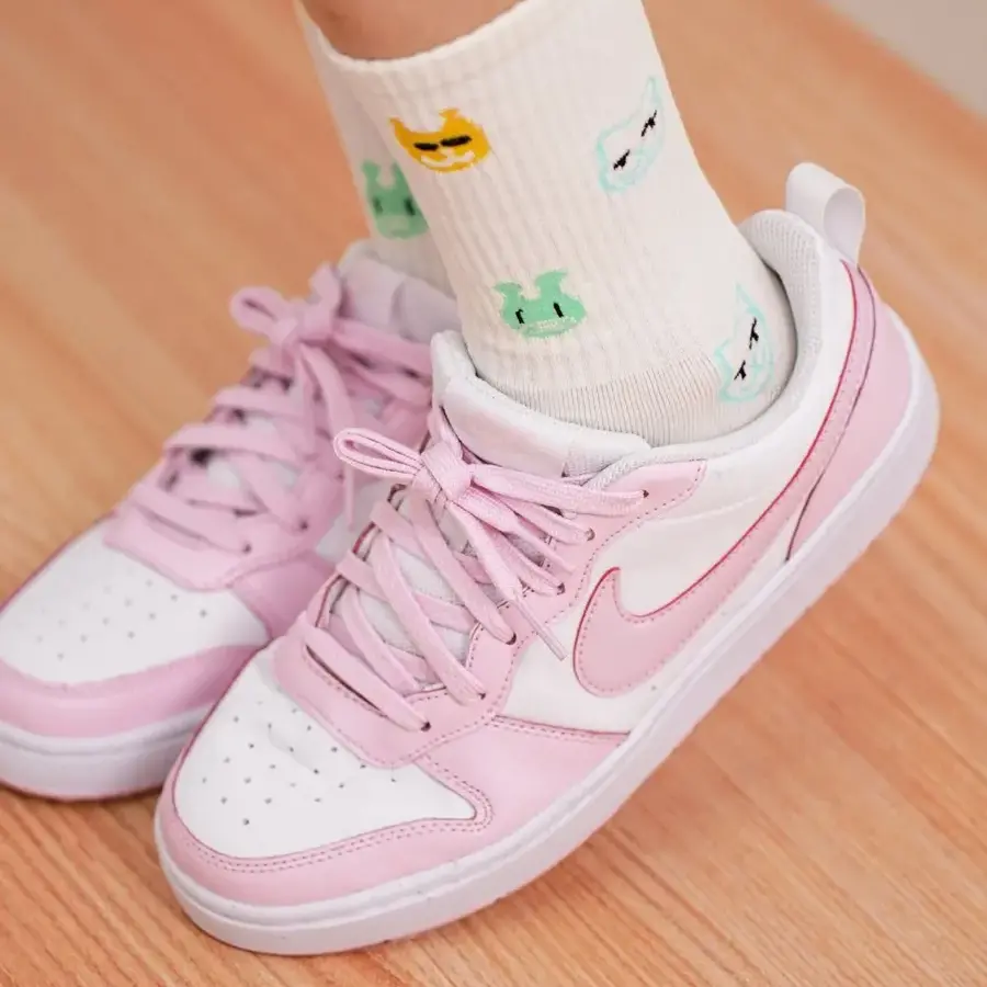 Alternative view of Giày Nike Court Borough Low ‘Pink White’ DV5456-105