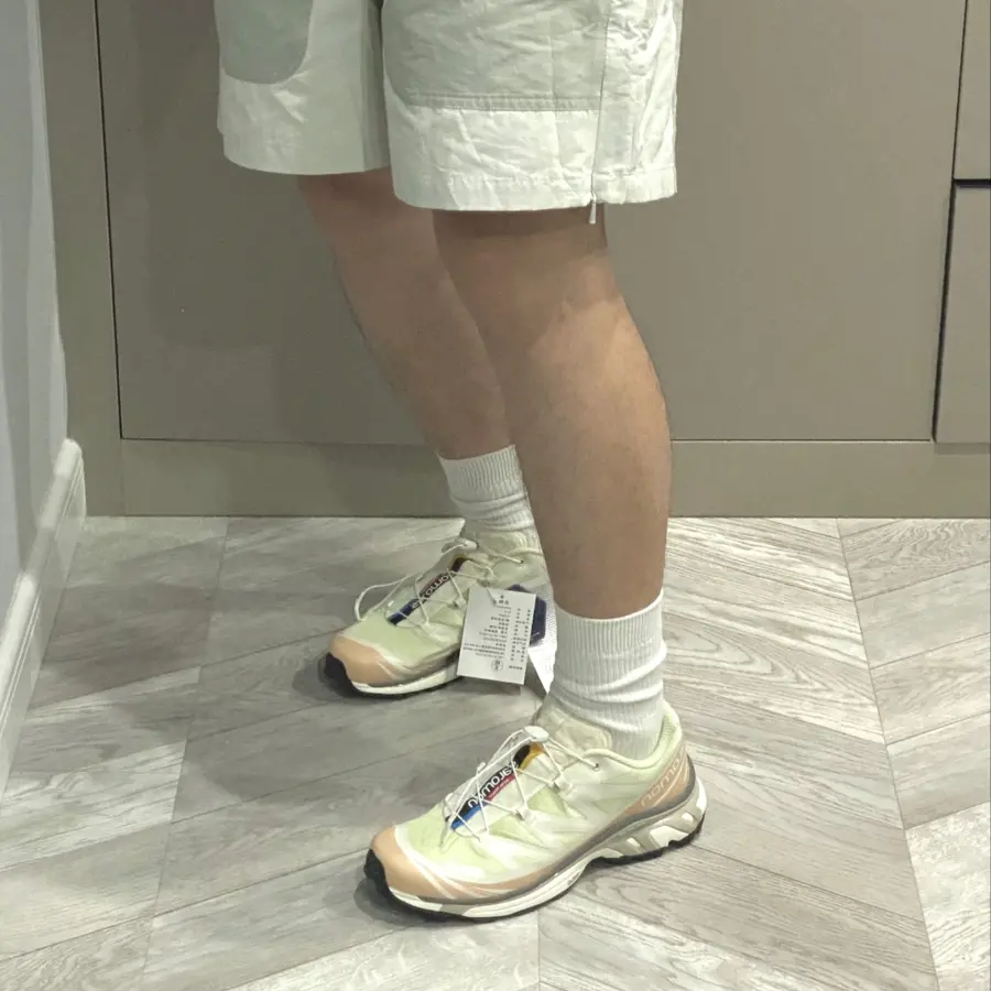 Alternative view of Giày Salomon XT-6 ‘Aloe Wash Feather Grey’ L47293700