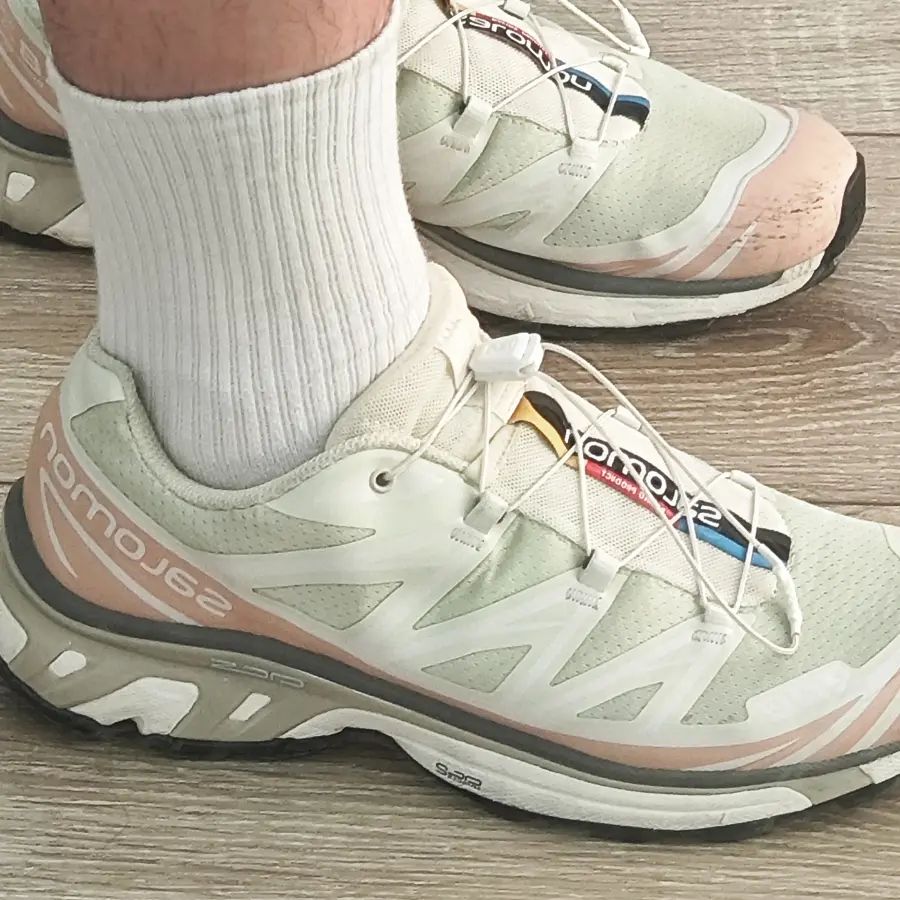 Giày Salomon XT-6 ‘Aloe Wash Feather Grey’ L47293700 - Ảnh 4