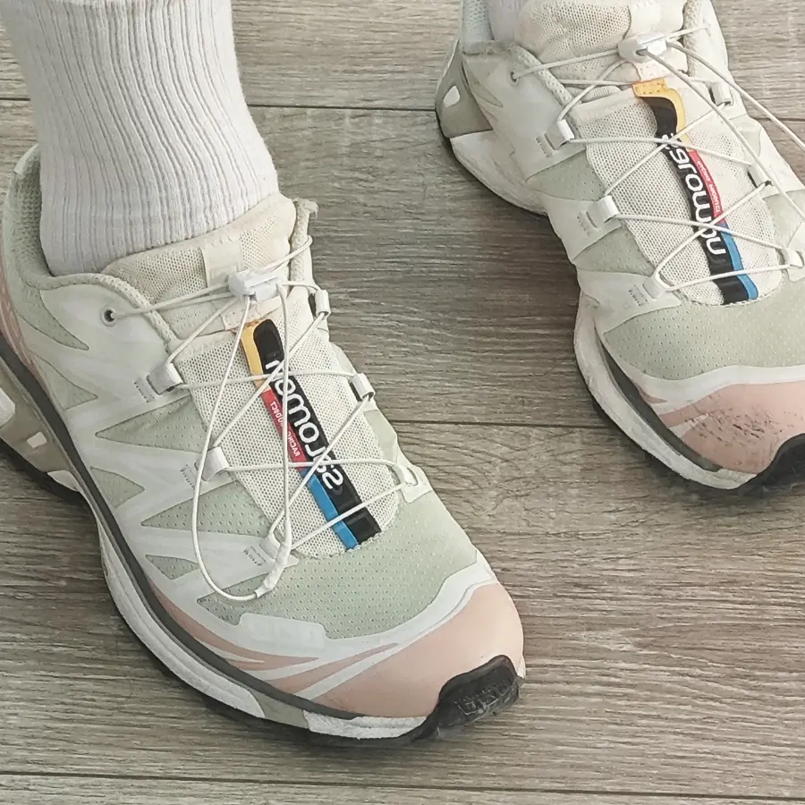 Giày Salomon XT-6 ‘Aloe Wash Feather Grey’ L47293700 - Ảnh 5
