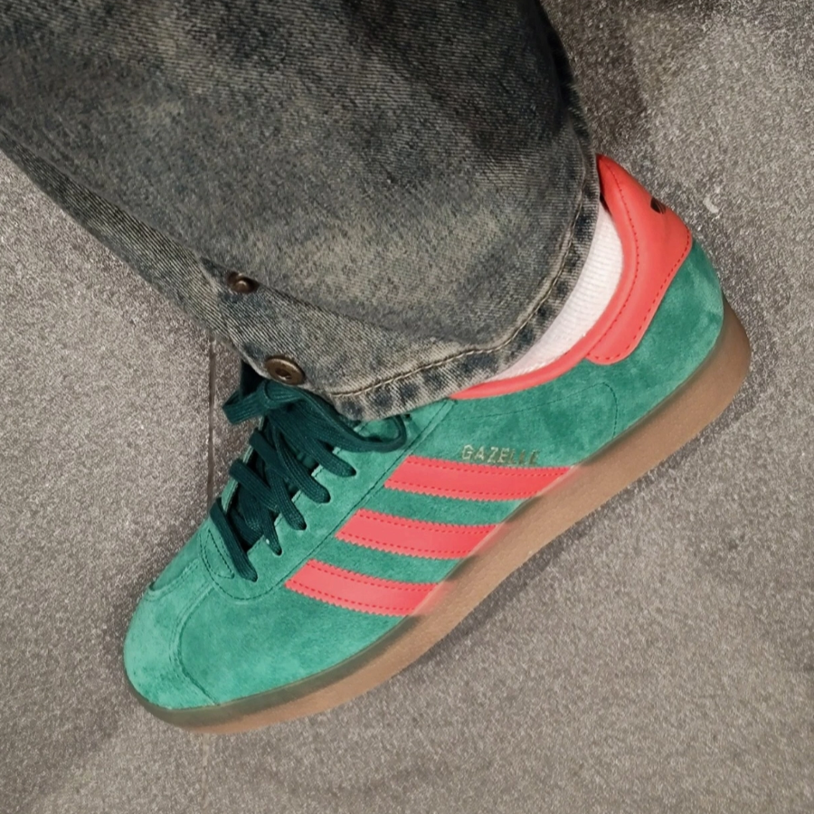 Giày Adidas Originals Gazelle ‘Collegiate Green Red’ IG6200 - Ảnh 5
