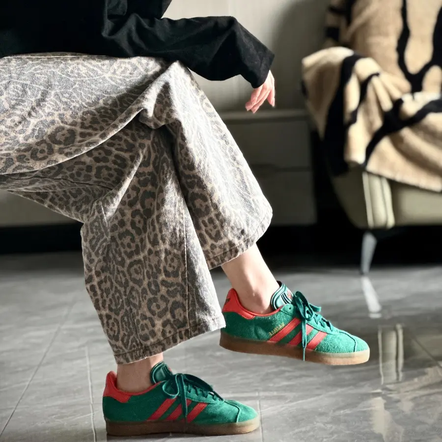 Giày Adidas Originals Gazelle ‘Collegiate Green Red’ IG6200 - Ảnh 6