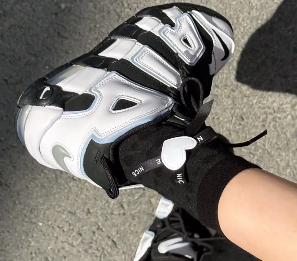 Giày Nike Air More Uptempo ‘Black Cobalt Bliss’ DQ6200-001 - Ảnh 3