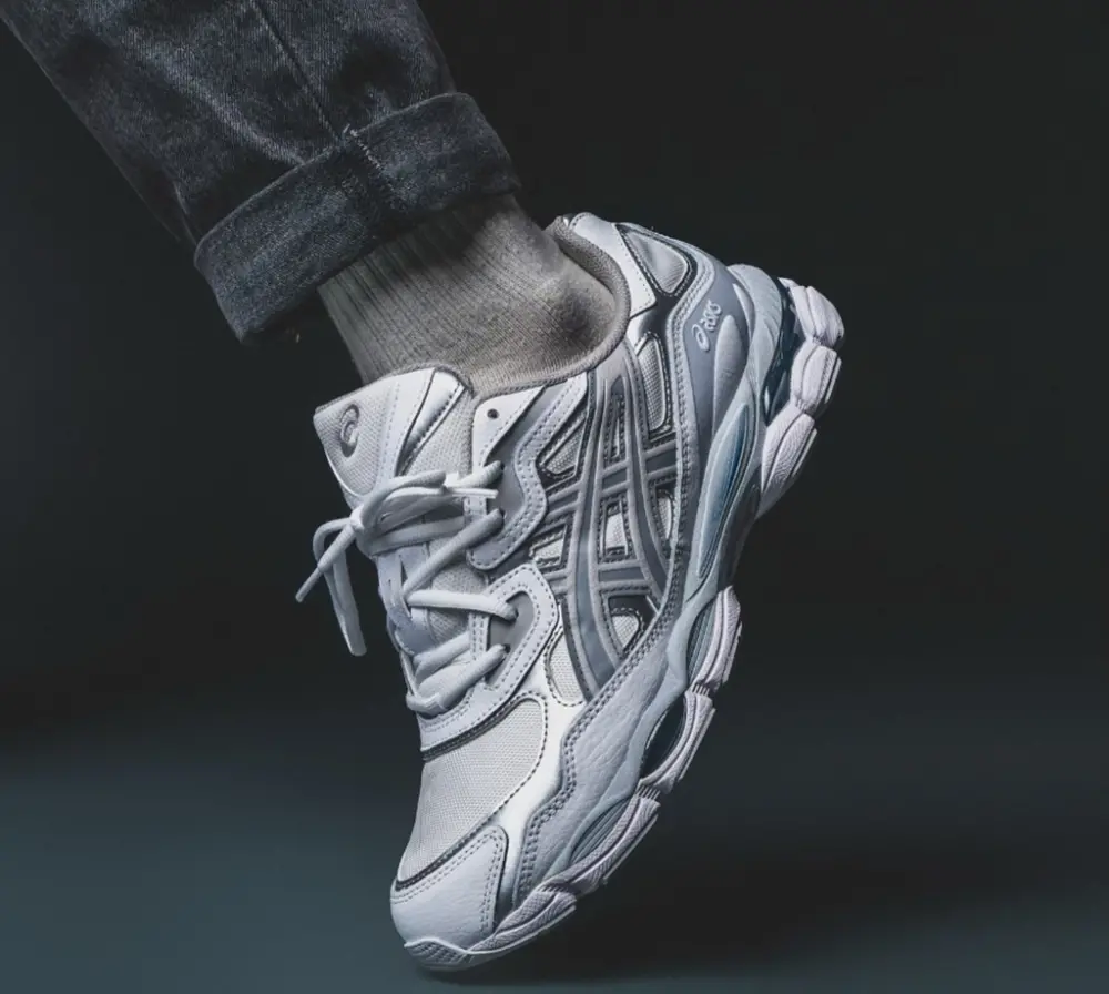 Alternative view of Giày Asics Gel-NYC ‘White Oyster Grey’ 1203A280-100