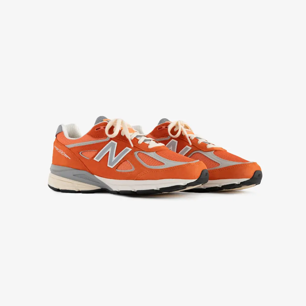 Giày New Balance 990v4 Made In USA x Aimé Leon Dore ‘Red Clay’ U990OG4 - Ảnh 6
