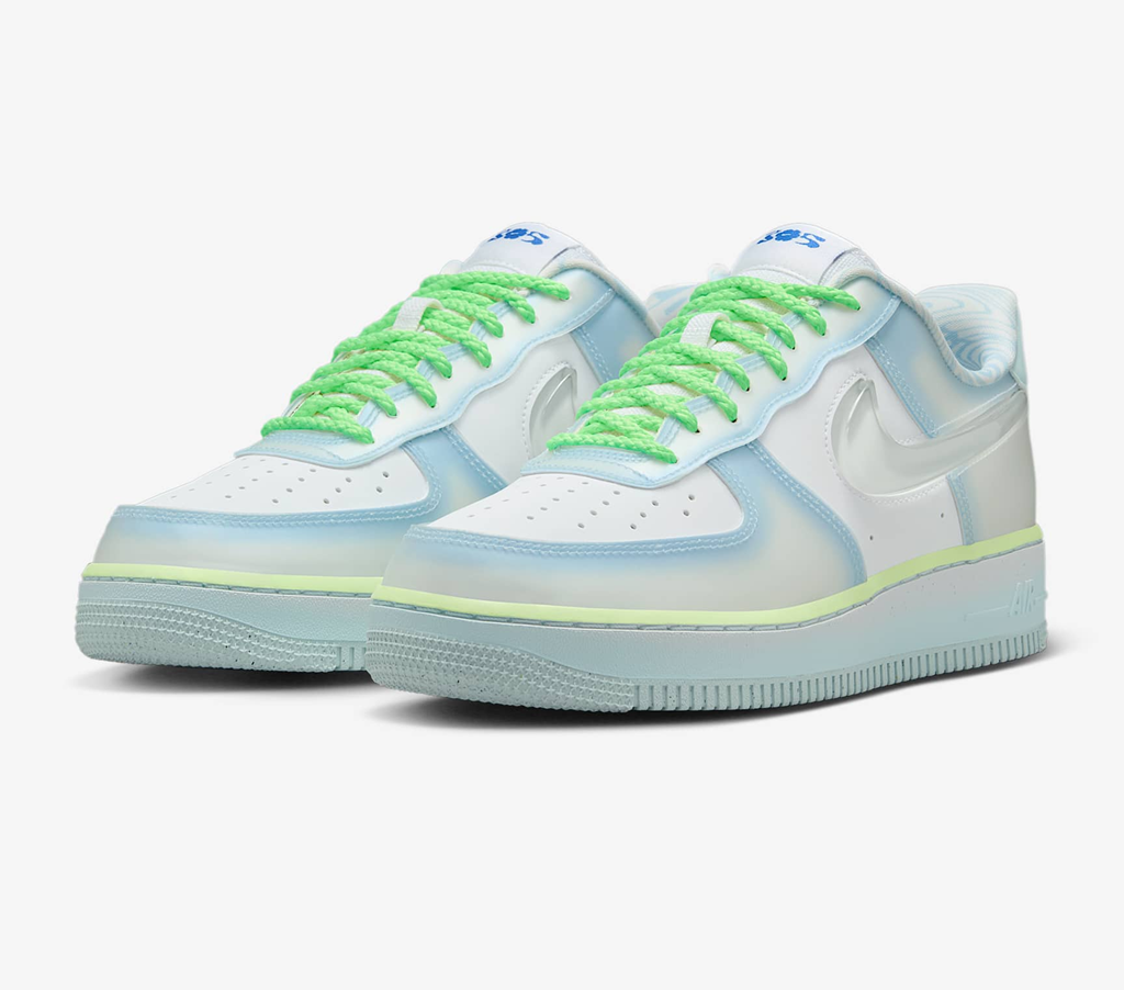 Alternative view of Giày Nike Air Force 1 '07 x Serena Williams 'Psychic Blue' HJ4399-400