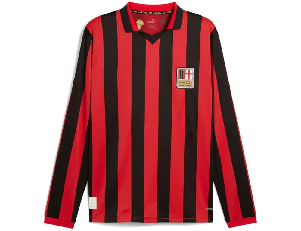 Áo Puma AC Milan 125th Anniversary Jersey ‘Red Black’ 775052-04