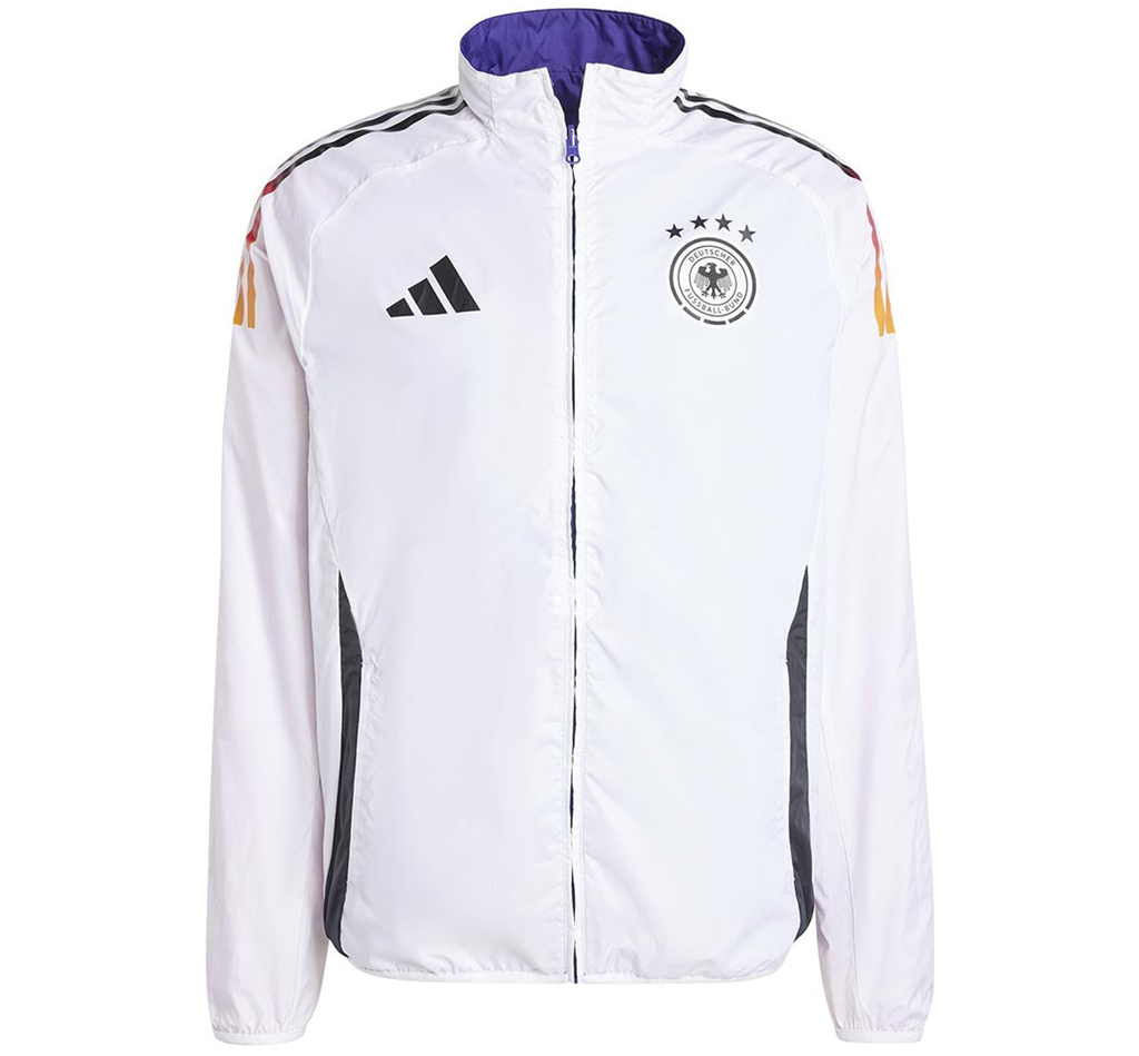 Áo Adidas Germany Anthem Jacket ‘White Purple’ IX0405