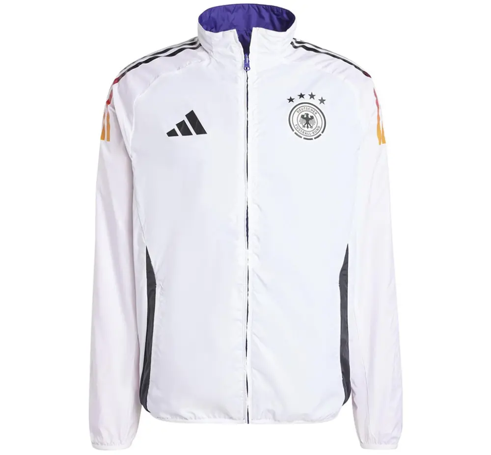 Áo Adidas Germany Anthem Jacket ‘White Purple’ IX0405