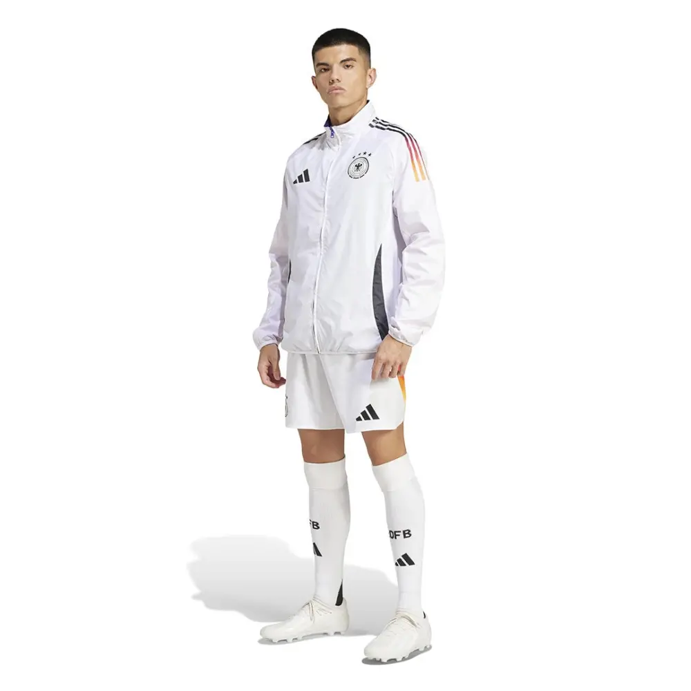 Áo Adidas Germany Anthem Jacket ‘White Purple’ IX0405 - Ảnh 4