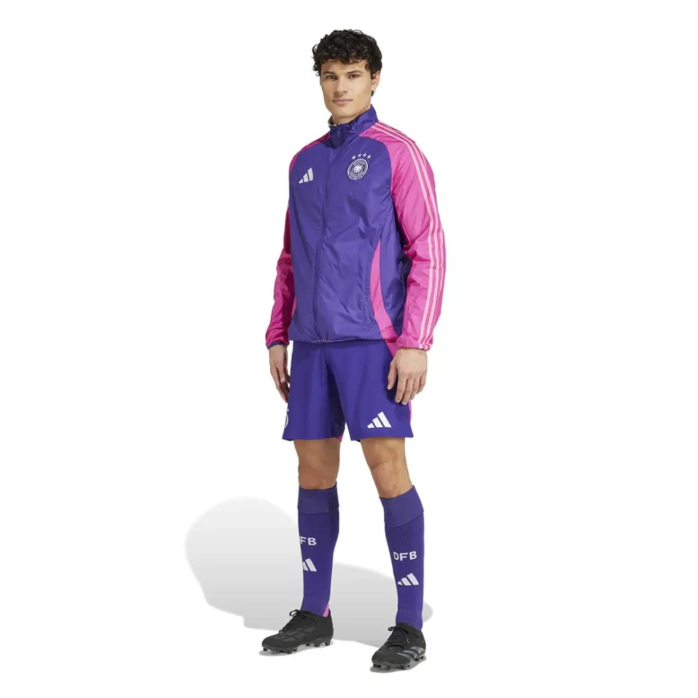 Áo Adidas Germany Anthem Jacket ‘White Purple’ IX0405 - Ảnh 3
