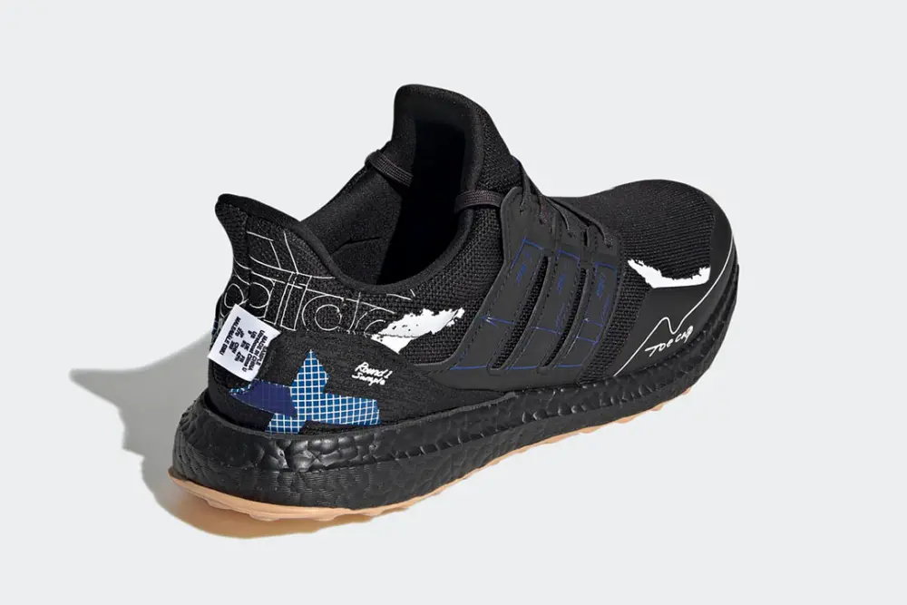 Alternative view of Giày Adidas Ultra Boost Clima U 'Core Black Royal Blue' GY0525