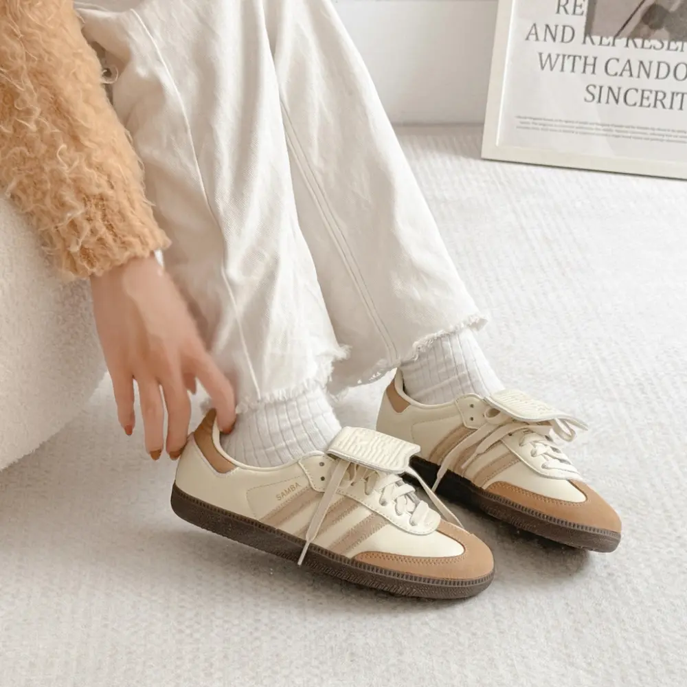 Giày Adidas Samba LT ‘Cream Warm Sand’ JH5706 - Ảnh 3