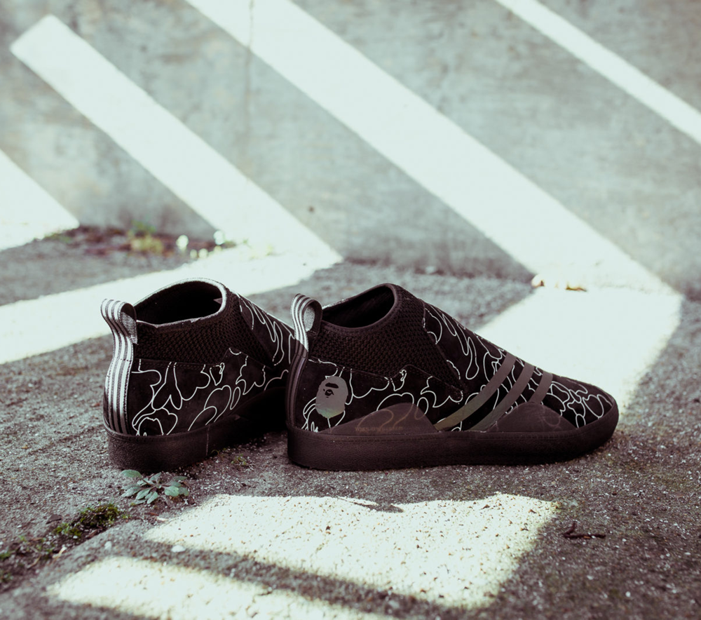 Giày Adidas A Bathing Ape x 3ST.002 ‘Core Black’ DB3003 - Ảnh 6