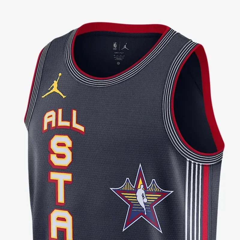 Áo Nike All Star Weekend Swingman Team 2 B25 'Navy Jersey' FZ6807-419 - Ảnh 3