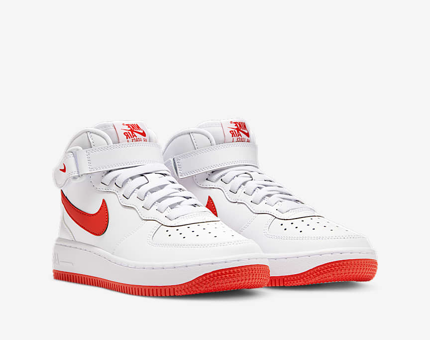 Giày Nike Air Force 1 Mid EasyOn ‘White’ FN1193-106 - Ảnh 5