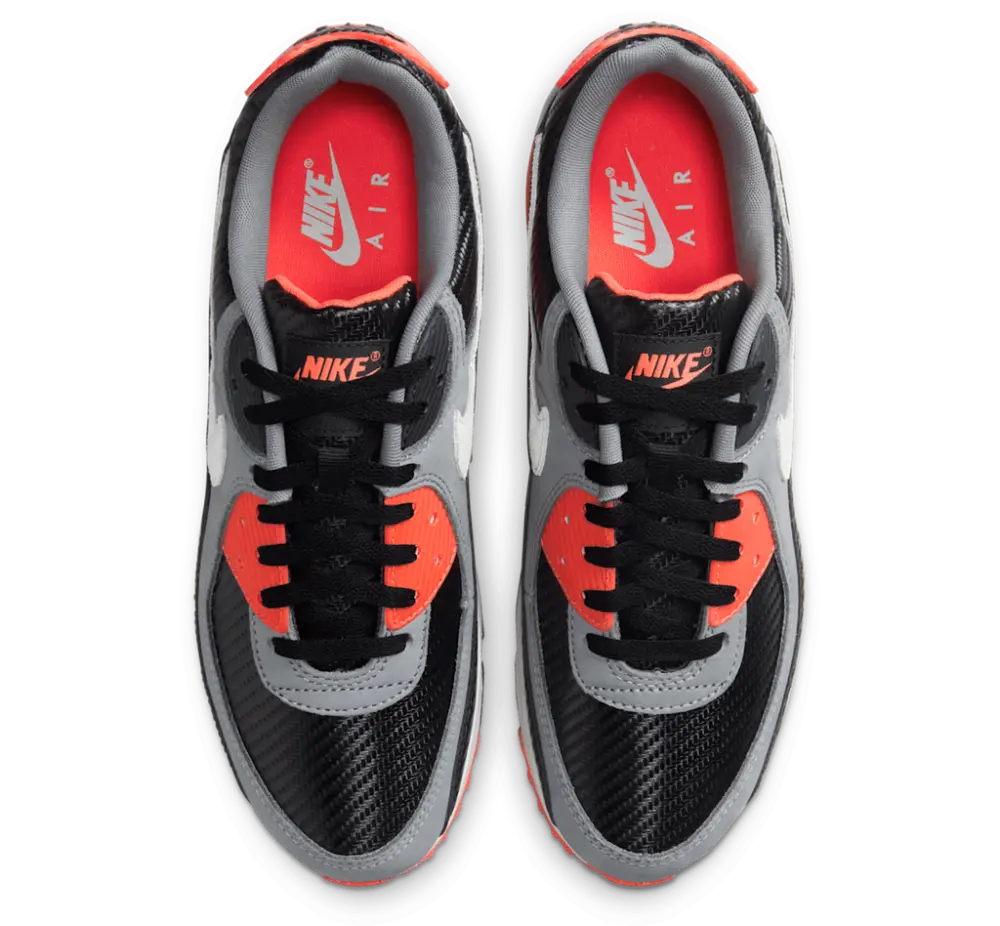 Alternative view of Giày Nike Air Max 90 Premium ‘Carbon Fiber Infrared’ HM9432-001