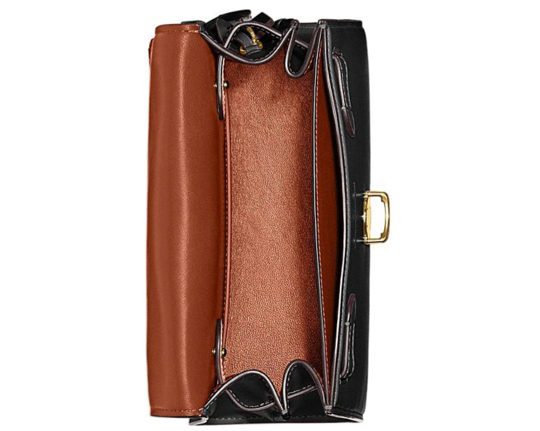 Alternative view of Túi Coach Top Handle Cow Leather Handbag ‘Black’ CH723-B4BK