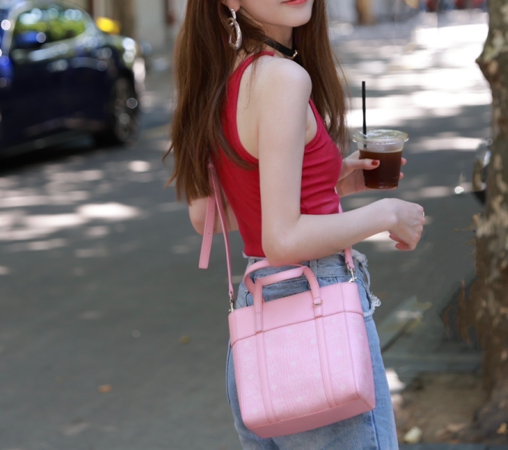 Túi MCM Aren Visetos Bag 'Pink' MWPDSTA01QZ001 - Ảnh 3