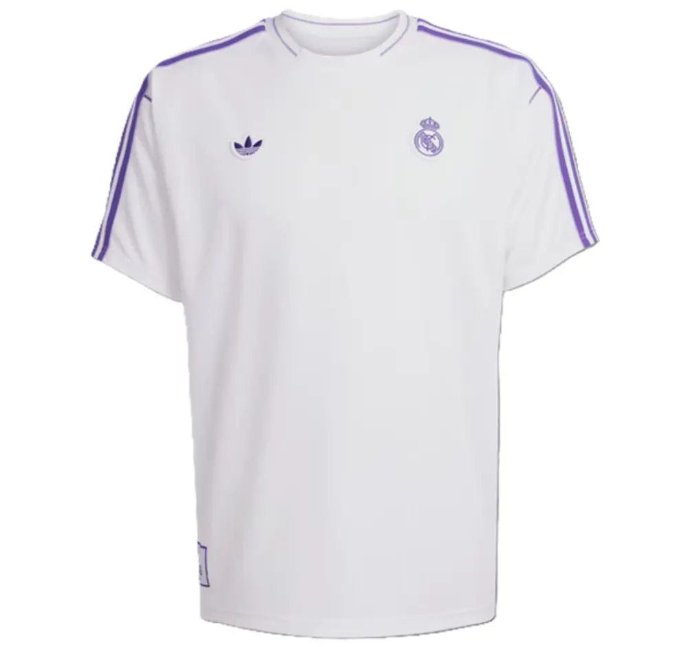 Áo Adidas Real Madrid Terrace Icons ‘White’ JF2581