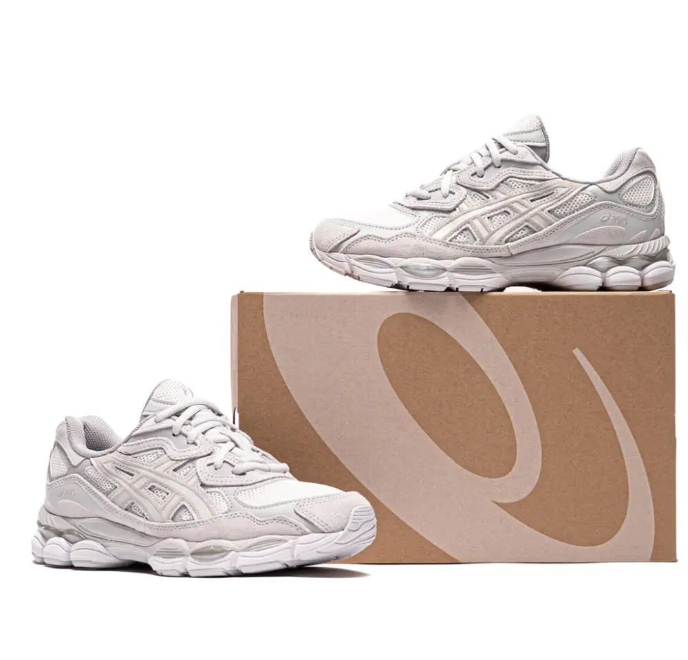 Giày Asics Gel-NYC ‘Cream Cloud Grey’ 1203A663-101 - Ảnh 3