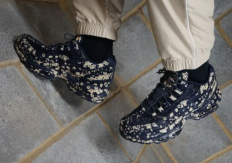 Giày Nike Cav Empt x Air Max 95 ‘Blackened Blue’ AV0765-400 - Ảnh 5