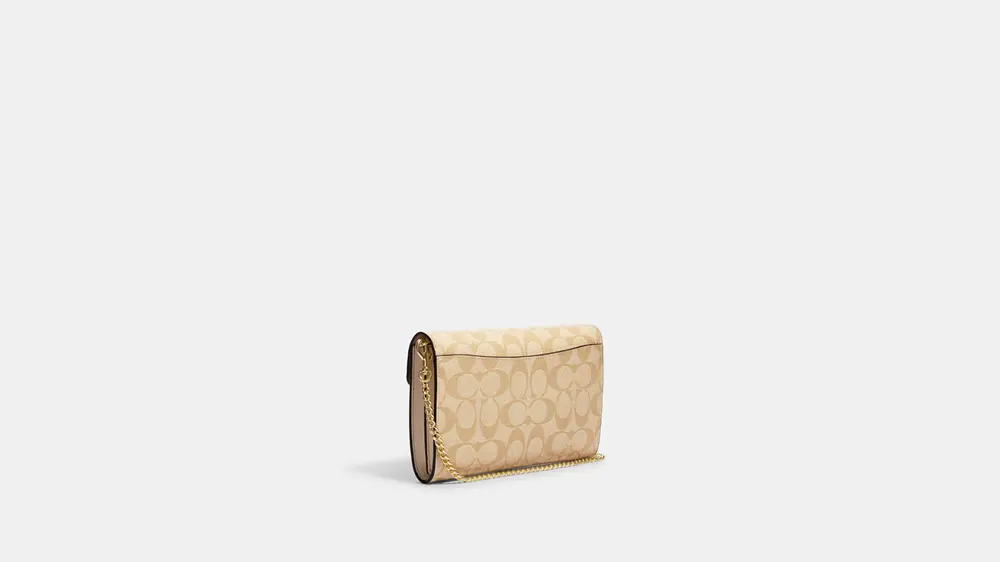 Túi Coach Envelope Floral Applique ‘Light Khaki’ CH361-IMOT4 - Ảnh 4