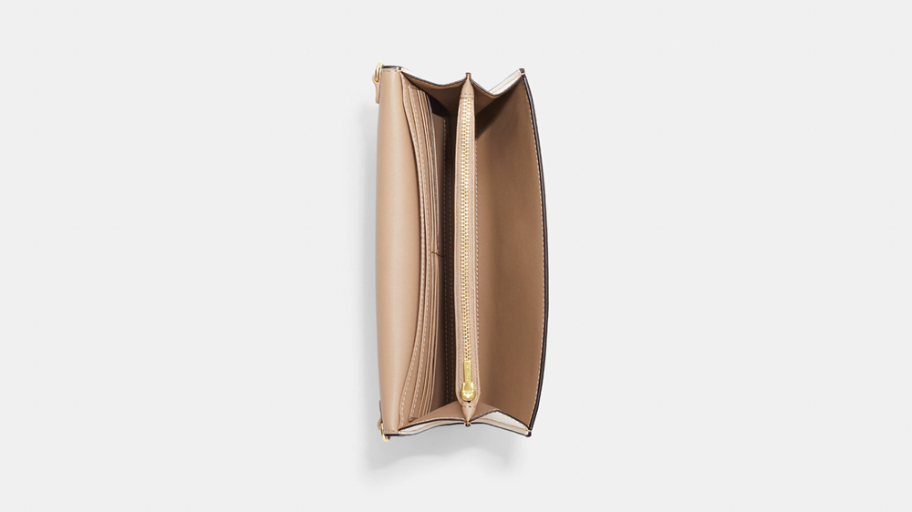 Túi Coach Envelope Floral Applique ‘Light Khaki’ CH361-IMOT4 - Ảnh 3