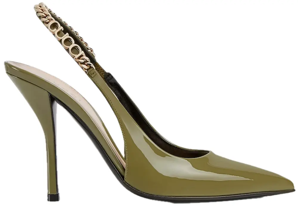 Giày Gucci Signoria Slingback Pump ‘Dark Green’ 783821-BNC80-3706