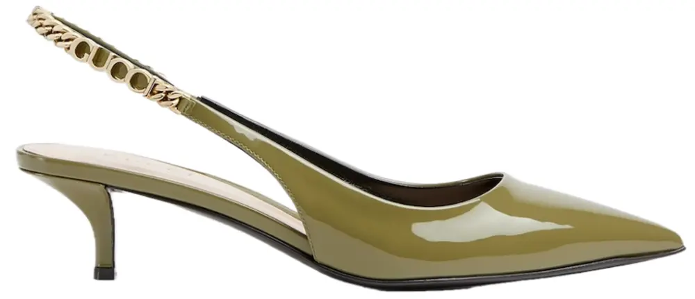Giày Gucci Signoria Slingback Pump ‘Dark Green’ 782832-BNC80-3706