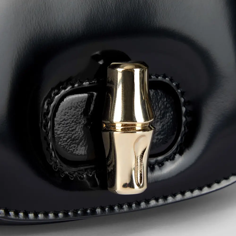 Túi Gucci Bamboo Night Super Mini Bag ‘Black’ 828239-AACY9-1000 - Ảnh 3