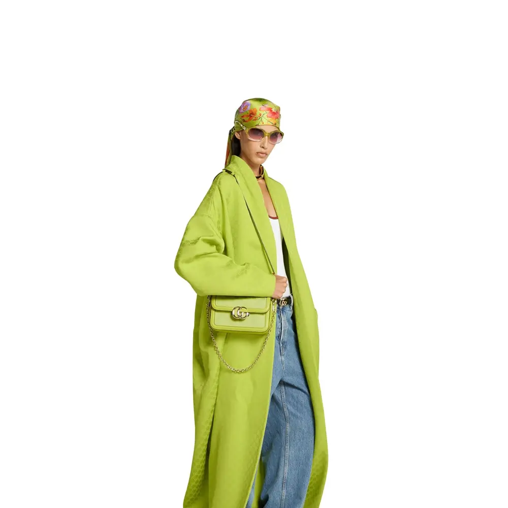 Túi Gucci Go Small Shoulder Bag ‘Bright Green’ 826761-FAEKL-3520 - Ảnh 4