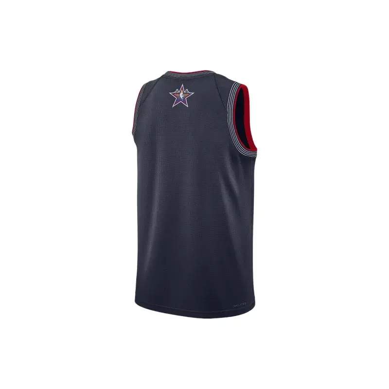 Alternative view of Áo Nike All Star Weekend Swingman Team 2 B25 'Navy Jersey' FZ6807-419