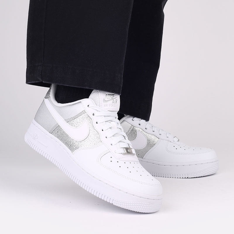 Giày Nike Air Force 1 Low White Metallic Silver DD6629-100 - Ảnh 2