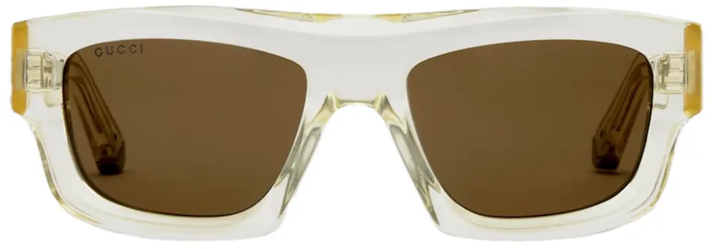 Kính Gucci Rectangular Frame Sunglasses ‘Yellow’ 823843-J0740-7423