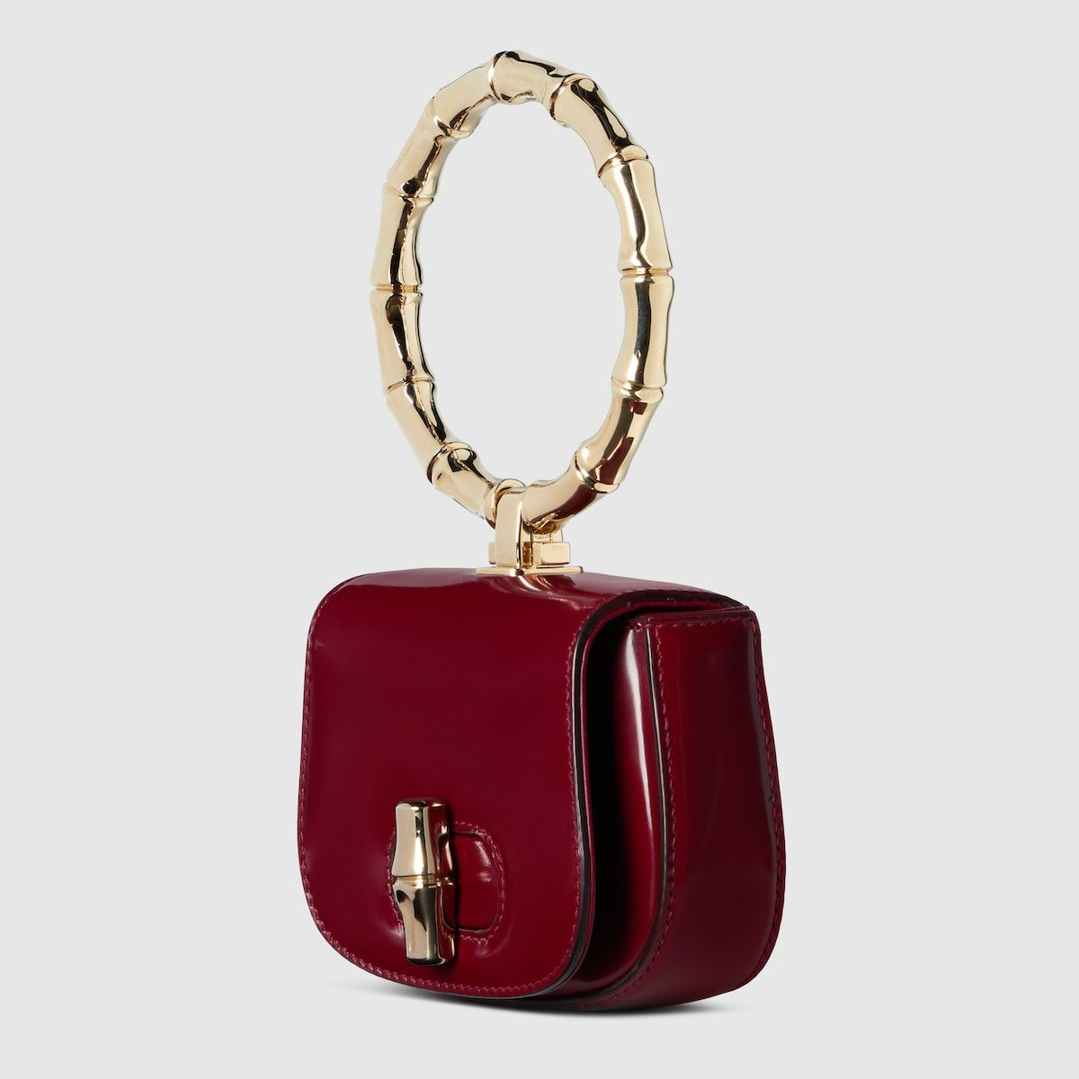 Túi Gucci Bamboo Night Super Mini Bag ‘Red’ 828239-AACY9-6207 - Ảnh 4