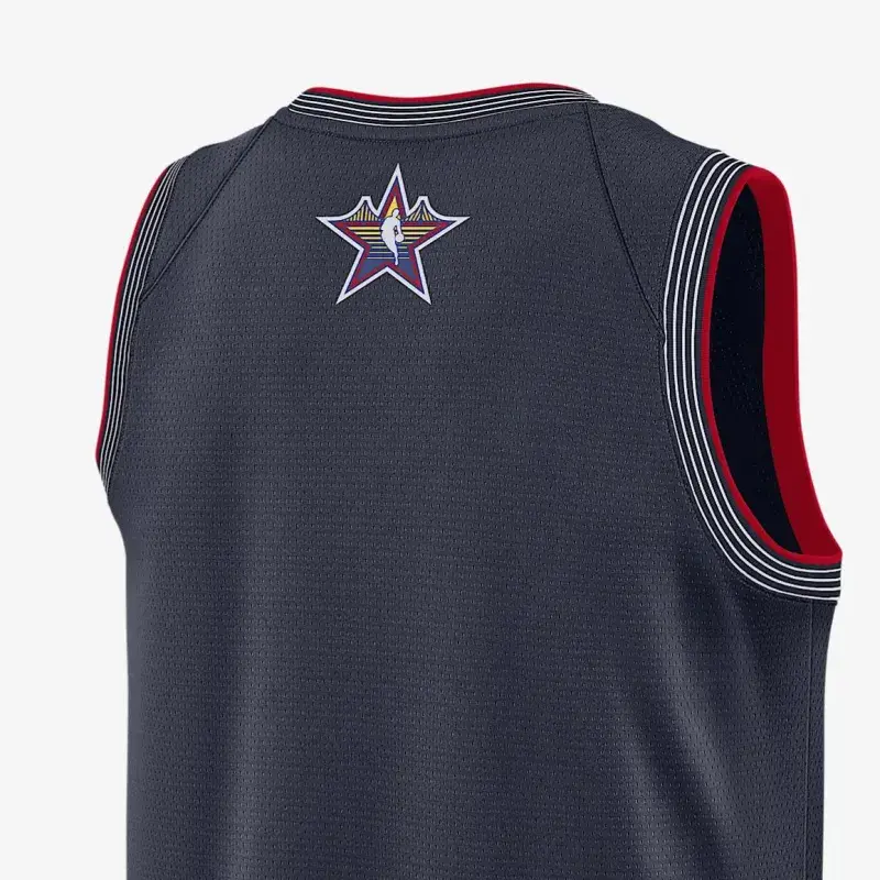 Áo Nike All Star Weekend Swingman Team 2 B25 'Navy Jersey' FZ6807-419 - Ảnh 4