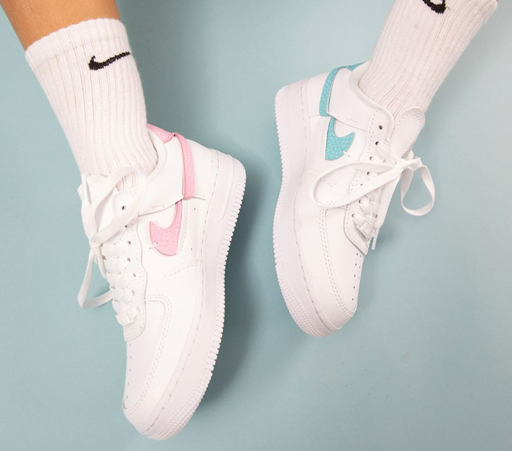 Alternative view of Giày Nike Air Force 1 LXX ‘White Pink Aqua’ DC1164-101