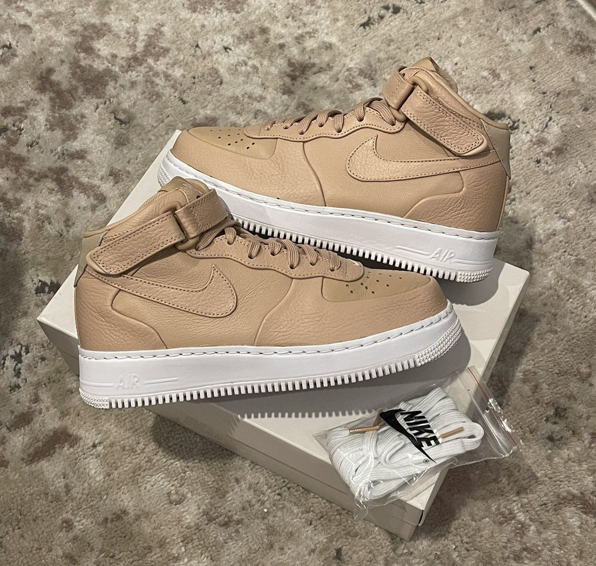 Giày Nike Air Force 1 Mid ‘Vachetta Tan’ 819677-200 - Ảnh 4