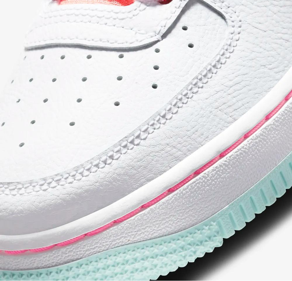 Giày Nike Air Force 1 ’07 LV8 GS ‘White Atomic Pink’ DD7709-100 - Ảnh 2