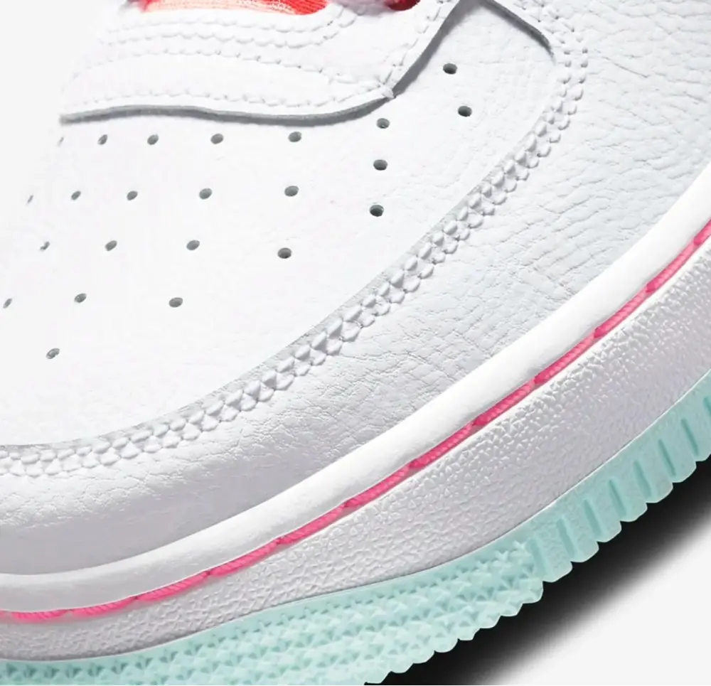 Alternative view of Giày Nike Air Force 1 ’07 LV8 GS ‘White Atomic Pink’ DD7709-100