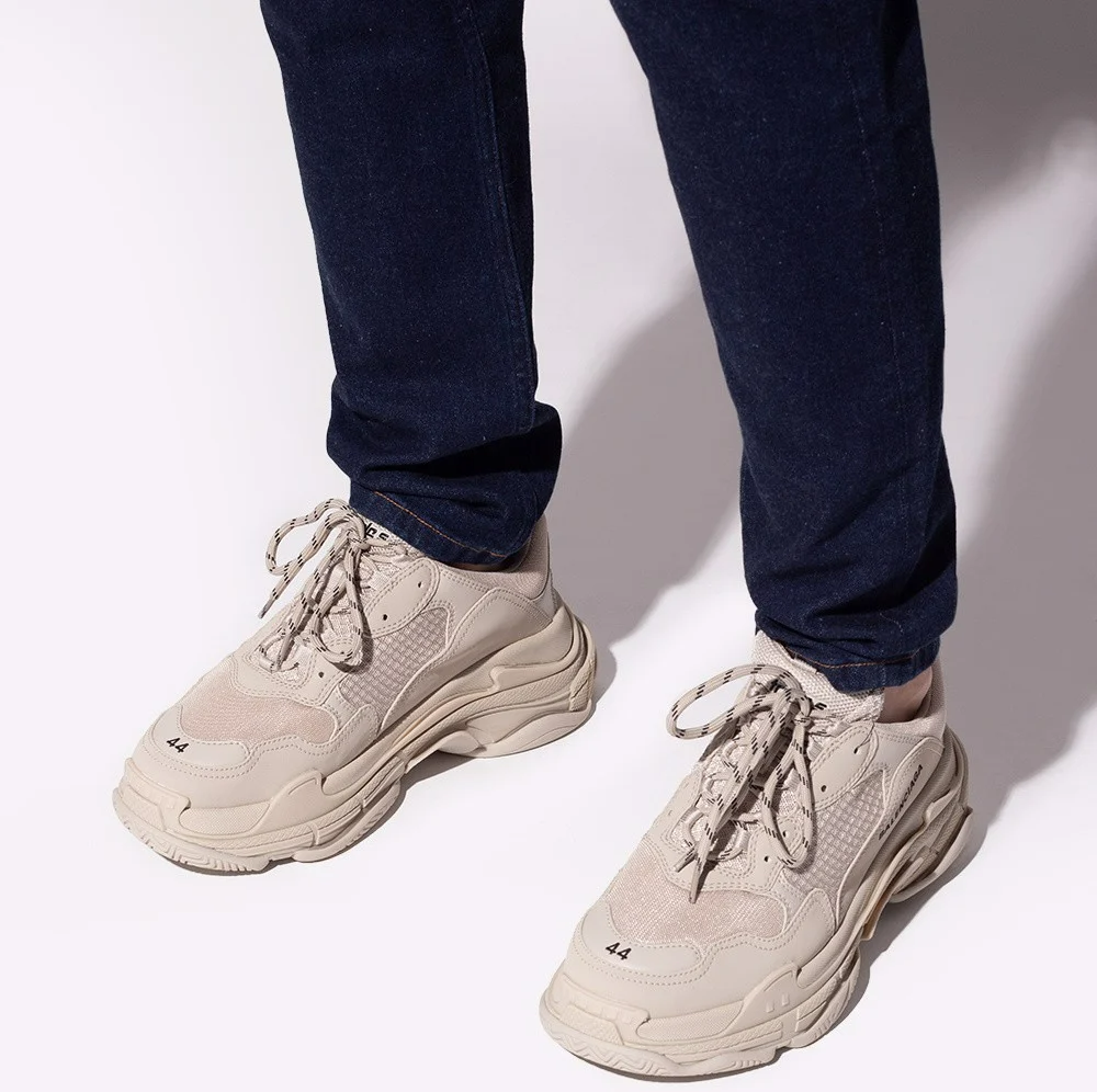 Alternative view of Giày Balenciaga Triple S Sneaker ‘Beige’ 536737-W2FW1-9700