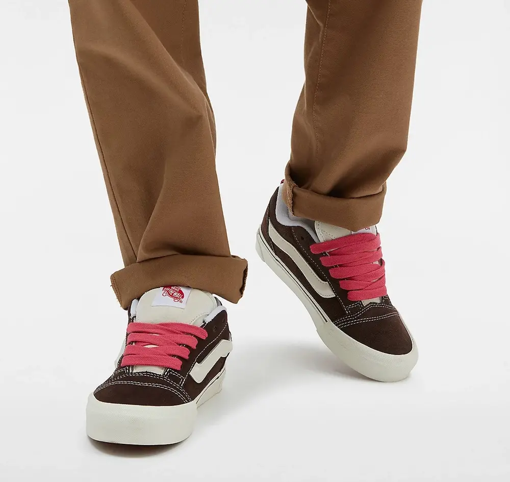 Alternative view of Giày Vans Knu Skool Retro ‘Brown True White’ VN0009QCBF2