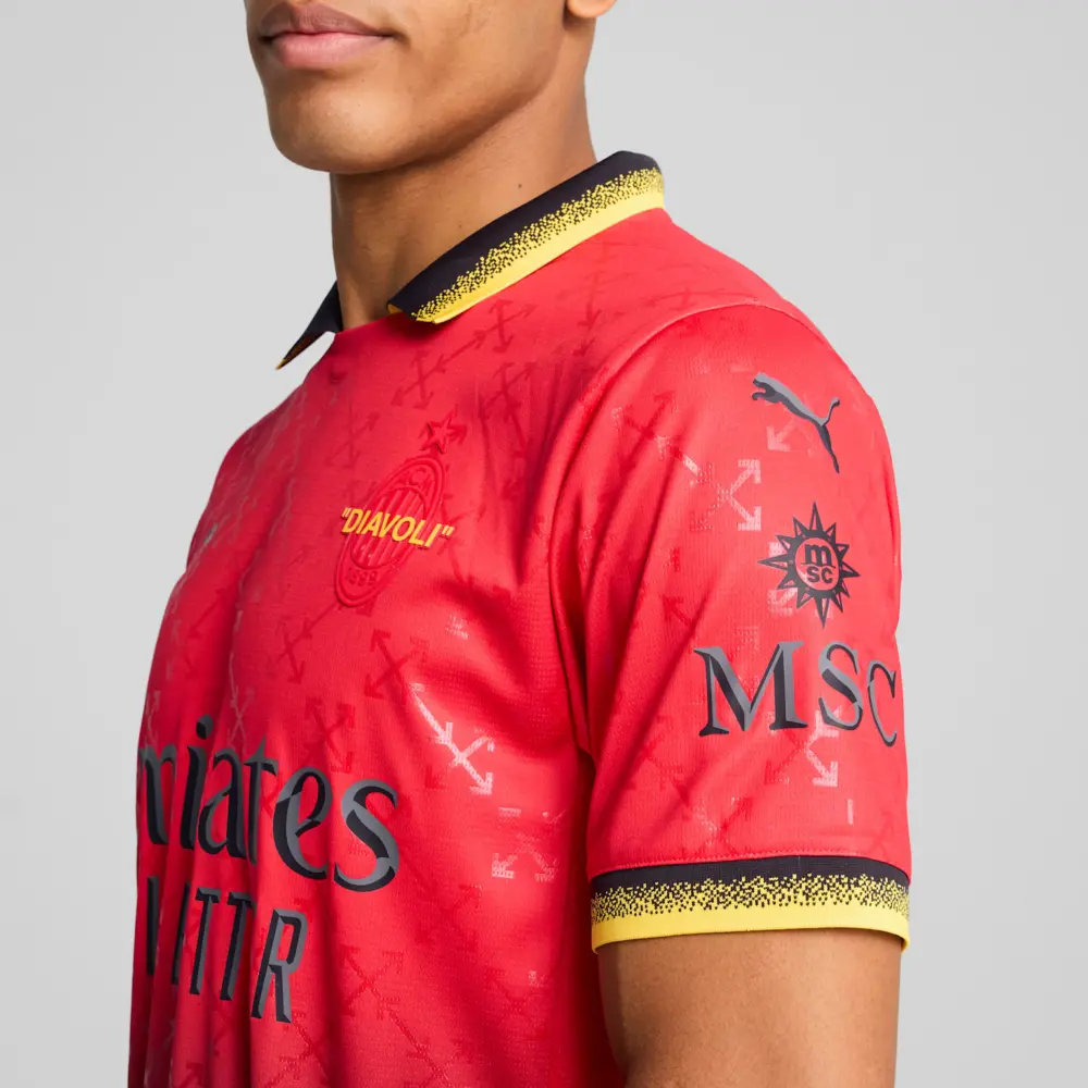 Áo Puma Ac Milan x Off-White™ Jersey ‘For All Time Red’ 783001-02 - Ảnh 4